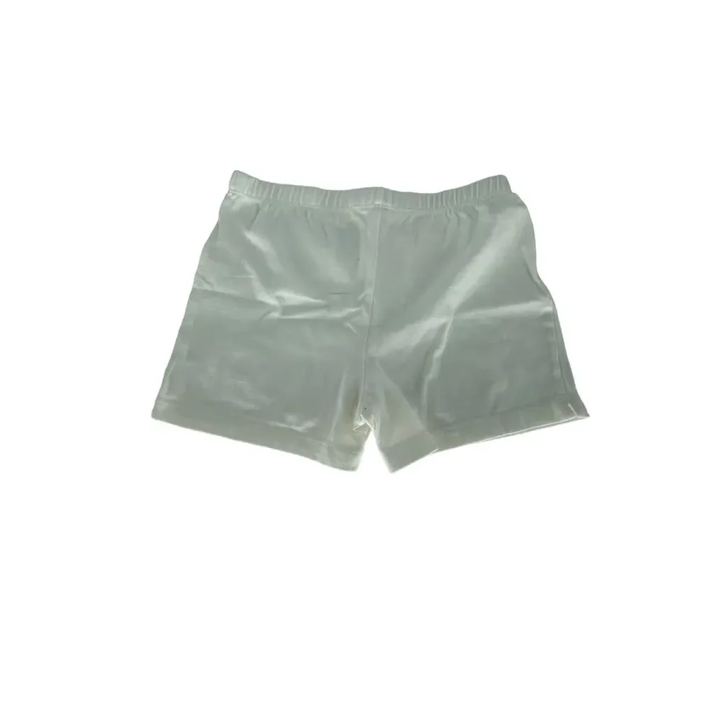 The Children's Place Girls White Bike Athletic Stretch Shorts Youth Large 10/12